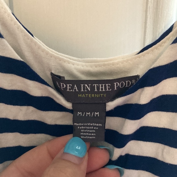 A Pea in the Pod side tie maternity dress - Picture 3 of 4